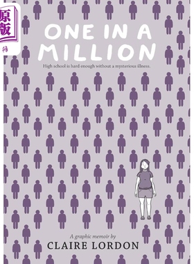 我那罕见的患病生活 青少年图画小说 One in a Million 英文原版 Claire Lordon 感人励志绘本漫画 战胜病魔【中商原版】