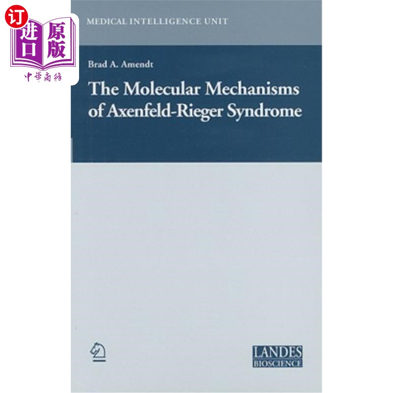 海外直订医药图书The Molecular Mechanisms of Axenfeld-Rieger Syndrome Axenfeld-Rieger综合征的分子机制