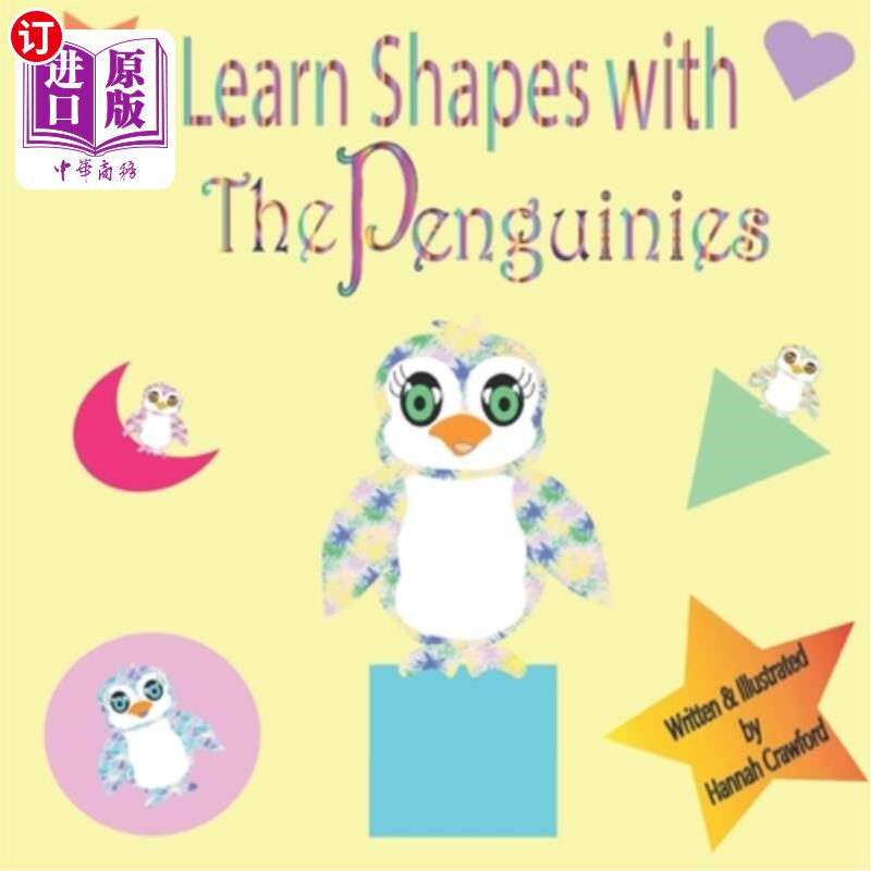 海外直订Learn Shapes With The Penguinies 和企鹅学造型