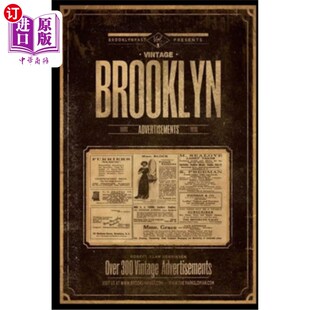 海外直订Vintage Brooklyn Advertisements Vol 1 老式布鲁克林广告卷1