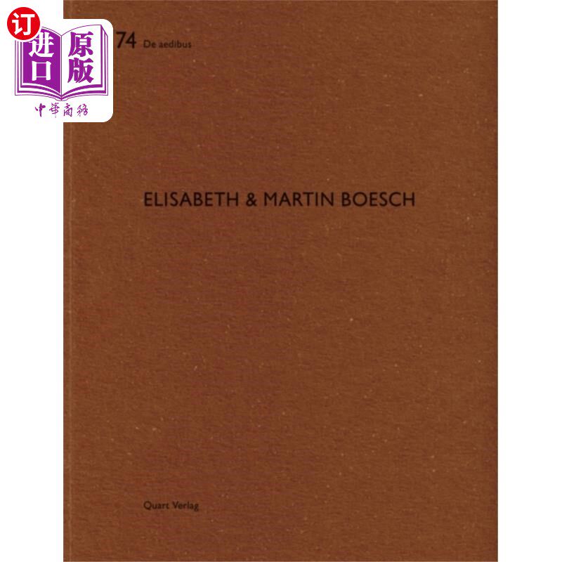 海外直订古英语 Elisabeth & Martin Boesch 伊丽莎白和马丁·博施