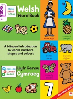 海外直订Darllen, Clywed, Siarad: Llyfr Geiriau Cymraeg /... 阅读，听到，说话：威尔士语单词书/阅读，听到，说话：威尔