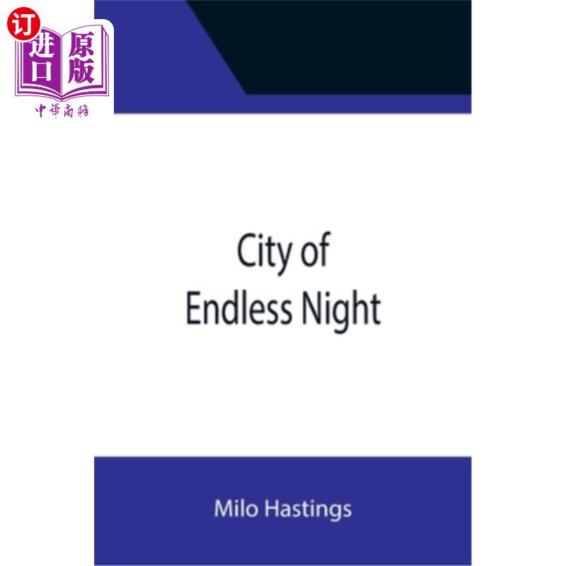 海外直订City of Endless Night 无尽夜之城
