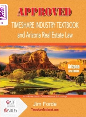 海外直订Approved Timeshare Industry Textbook and Arizona Real Estate Law 批准的分时度假产业教科书和亚利桑那州房地产