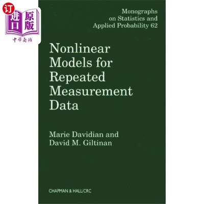 海外直订Nonlinear Models for Repeated Measurement Data 重复测量数据的非线性模型