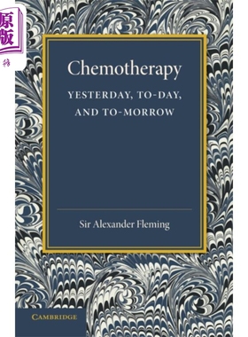 现货 化疗 Linacre 讲座 1946 Chemotherapy 英文原版 青霉素 诺贝尔生理医学奖得主 Alexander Fleming【中商原版】
