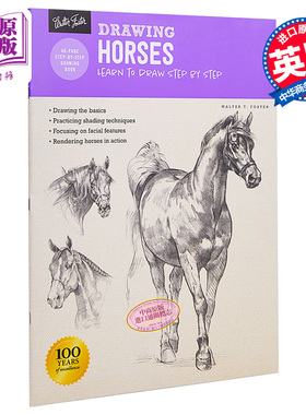 【How to Draw & Paint】Drawing: Horses进口艺术 如何绘画系列：马 Walter Foster 素描技巧 Quarto【中商原版】