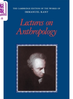 人类学讲座 康德著作剑桥版 Lectures on Anthropology 英文原版  Immanuel Kant【中商原版】
