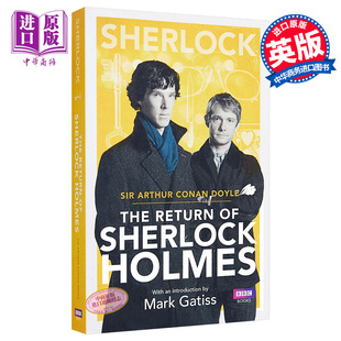 Sherlock 福尔摩斯归来记 Holmes BBC神探夏洛克剧照封面版 夏洛克福尔摩斯原著小 预售 福尔摩斯英文原版 福尔摩斯探案集英文原版
