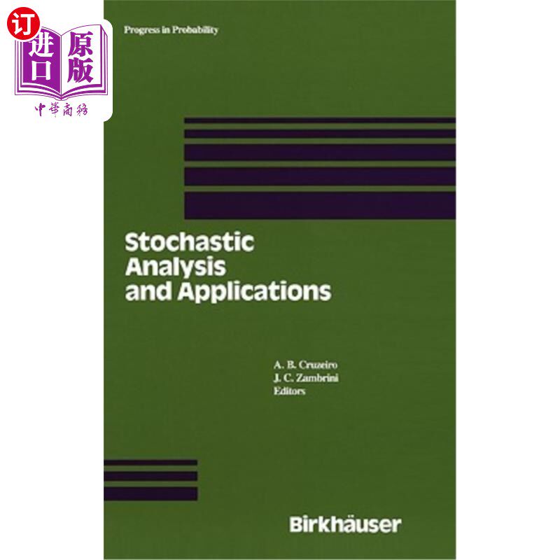 海外直订Stochastic Analysis and Applications: Proceedings of the 1989 Lisbon Conference 随机分析和应用:1989年里斯本
