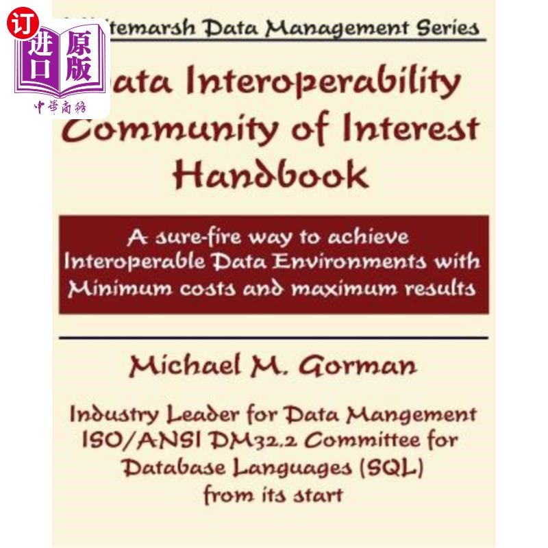 海外直订Data Interoperability Community of Interest Handbook 数据互操作性兴趣社区手册