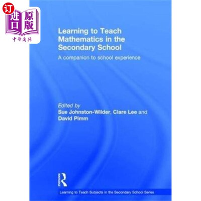 海外直订Learning to Teach Mathematics in the Secondary S... 中学数学教学