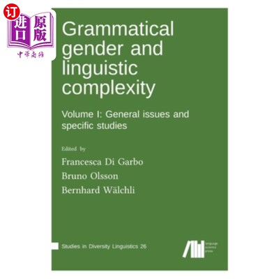 海外直订Grammatical gender and linguistic complexity I 语法性别与语言复杂性