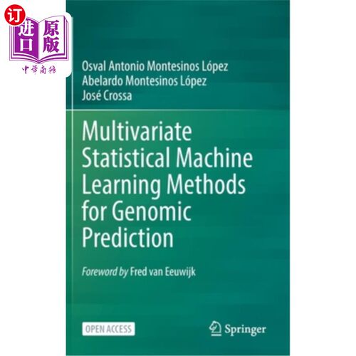 海外直订Multivariate Statistical Machine Learning Methods for Genomic Prediction 用于基因组预测的多元统计机器学习方