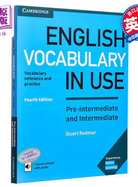 english vocabulary in use Pre-intermediate and Intermediate 【中商原版】剑桥初级英语词汇 英式英语 配答案和电子书英?