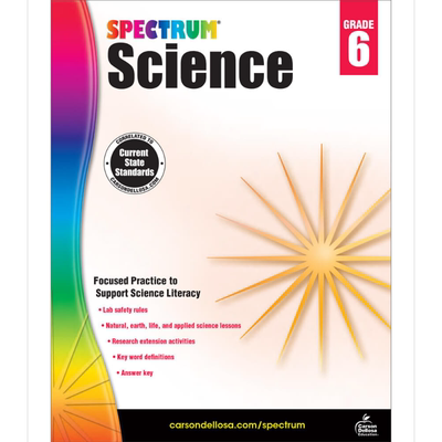 CarsonDellosa光谱科学练习册