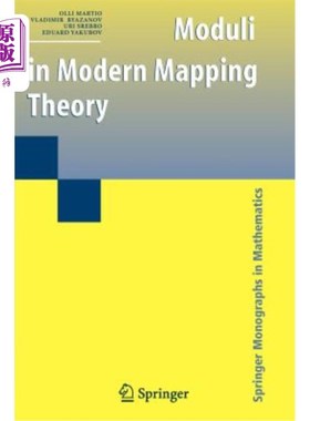 海外直订Moduli in Modern Mapping Theory 现代映射理论中的模