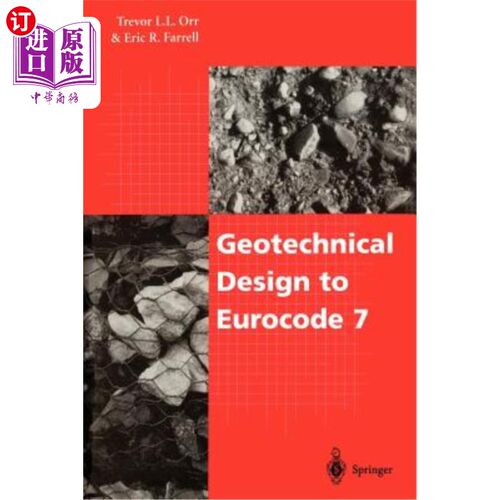 海外直订Geotechnical Design to Eurocode 7 符合欧洲规范7的岩土工程设计