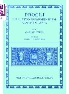 海外直订Procli In Platonis Parmenidem Commentaria 柏拉图对巴门尼德的评论中的普罗克洛斯