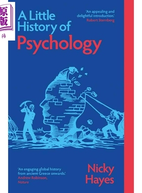 耶鲁小史 心理学小史 新版 A Little History of Psychology 英文原版 Nicky Hayes 心理学知识 人文社科【中商原版】