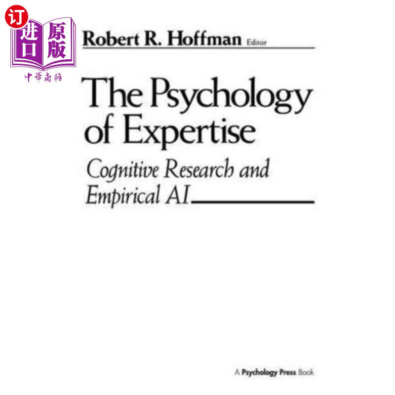 海外直订Psychology of Expertise 专家心理