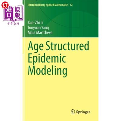 海外直订Age Structured Epidemic Modeling 年龄结构流行病建模