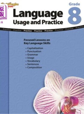 海外直订Language: Usage and Practice Reproducible Grade 8 语言:用法和实践可重复8级