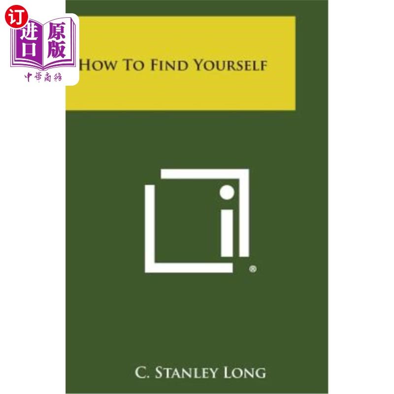 海外直订How to Find Yourself 如何找到自己