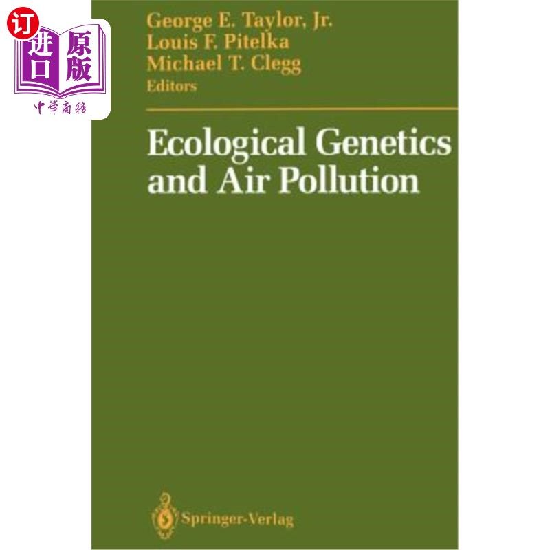 海外直订Ecological Genetics and Air Pollution 生态遗传学与空气污染