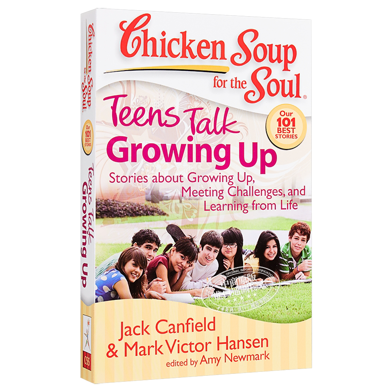 心灵鸡汤英文 心灵鸡汤:青少年谈成长 英文原版 Chicken Soup for the Soul 心灵鸡汤与青少年谈成长 书籍【中商原版】