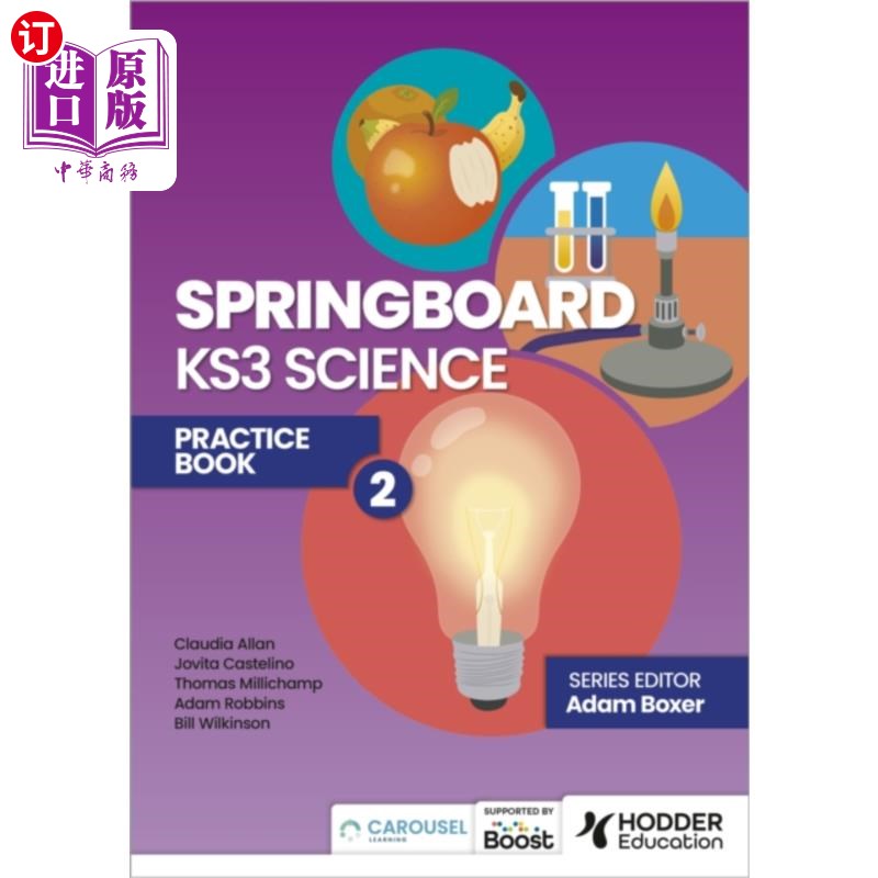 海外直订Springboard: KS3 Science Practice Book 2 跳板:KS3科学实践书2