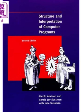 现货 计算机程序的构造和解释 第2版 Structure and Interpretation of Computer Programs 英文原版 Hal Abelson【中商原版】