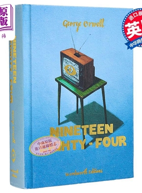 预售 经典小说收藏版系列 1984 Wordsworth Collectors Nineteen Eighty-Four 英文原版 乔治 奥威尔 George Orwell【中商原版】