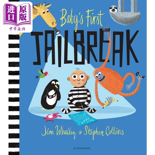 现货 异想天开的宝宝2 Babys First Jailbreak 英文原版 儿童绘本 搞笑故事图画书 进口图书 Bloomsbury故事绘本【中商原版】