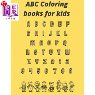 kids 海外直订ABC for books ABC儿童彩绘书 Coloring