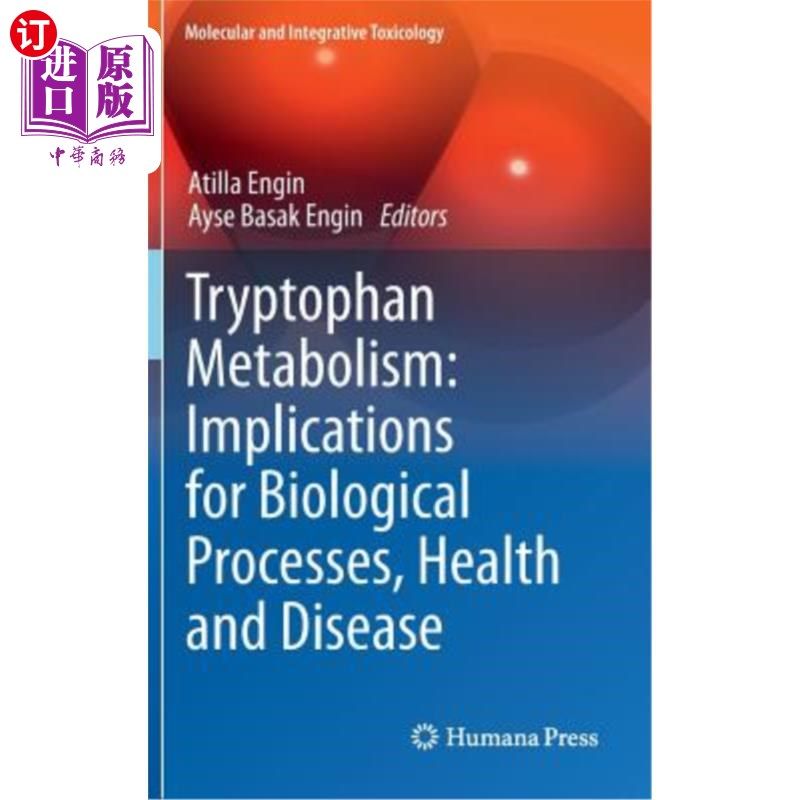 海外直订医药图书Tryptophan Metabolism: Implications for Biological Processes, Health and Disease 色氨酸代谢:对生物