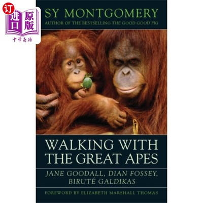 海外直订Walking with the Great Apes 与类人猿同行