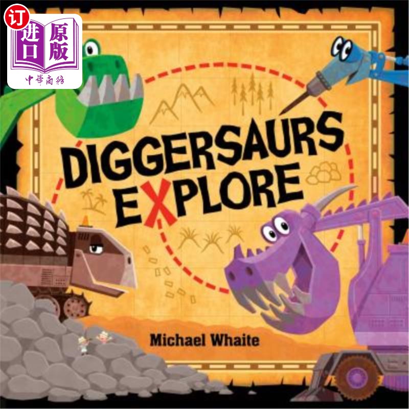 海外直订Diggersaurs Explore 挖掘者探索
