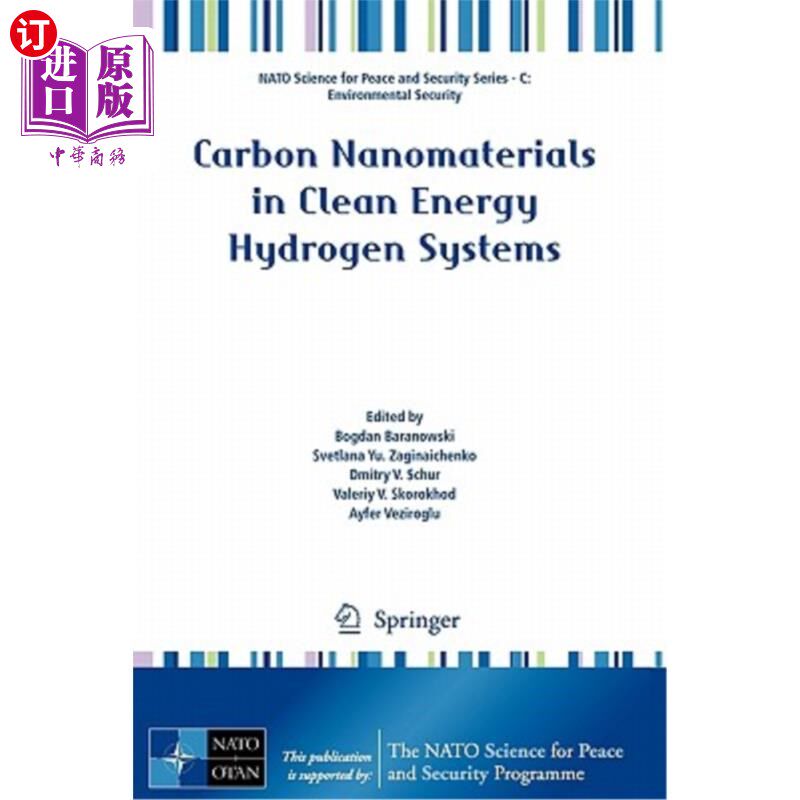 海外直订Carbon Nanomaterials in Clean Energy Hydrogen Systems 清洁能源氢系统中的碳纳米材料