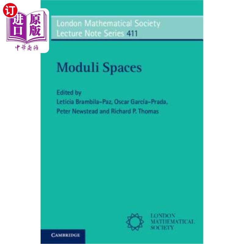 海外直订Moduli Spaces 模空间