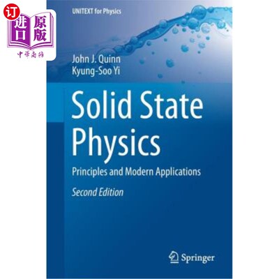 海外直订Solid State Physics: Principles and Modern Applications 固体物理学：原理与现代应用