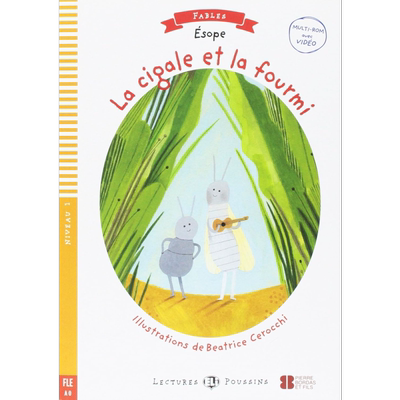 蝉和蚂蚁法文原版法语学习