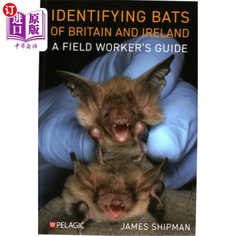 海外直订Identifying Bats of Britain and Ireland: A Field Worker's Guide 识别英国和爱尔兰的蝙蝠：野外工作者指南