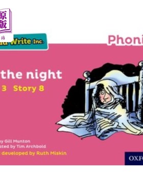 海外直订Read Write Inc. Phonics: Pink Set 3 Storybook 8 ... Read Write公司自然拼读:粉红色套装3故事书8在夜晚