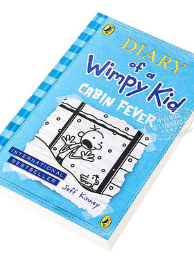 小屁孩日记6 英国版 平装 Wimpy Kid 6 Cabin Fever 桥梁章节书儿童文学童书 9~12岁 英文原版小初文学 进口图书【中商原版】