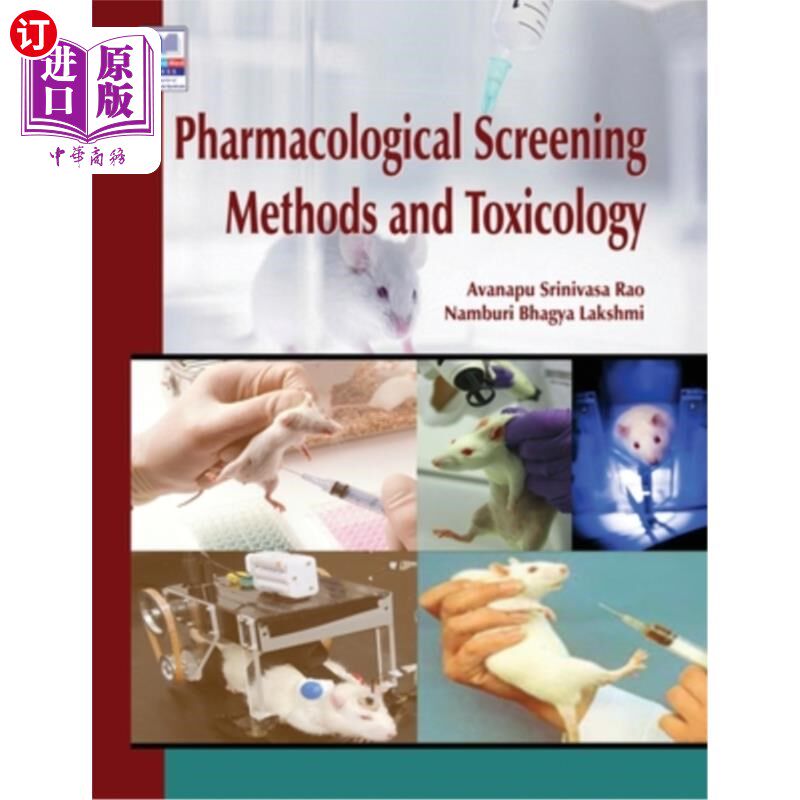 海外直订医药图书Pharmacological Screening Methods and Toxicology 药理学筛选方法和毒理学