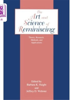 海外直订医药图书The Art and Science of Reminiscing: Theory, Research, Methods, and Applications 回忆的艺术和科学：