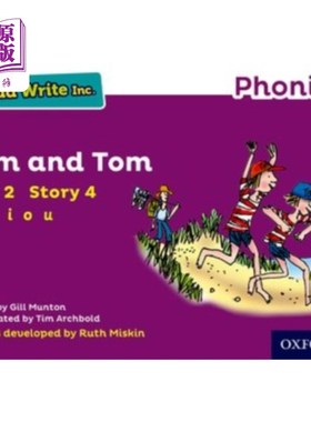 海外直订Read Write Inc. Phonics: Purple Set 2 Storybook ... Read Write公司拼读:紫色套装2故事书4蒂姆和汤姆