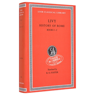 预售 蒂托 李维 罗马史 卷一 洛布古典丛书 原文拉英对照版 英文原版 History of Rome Volume I Livy【中商原版】