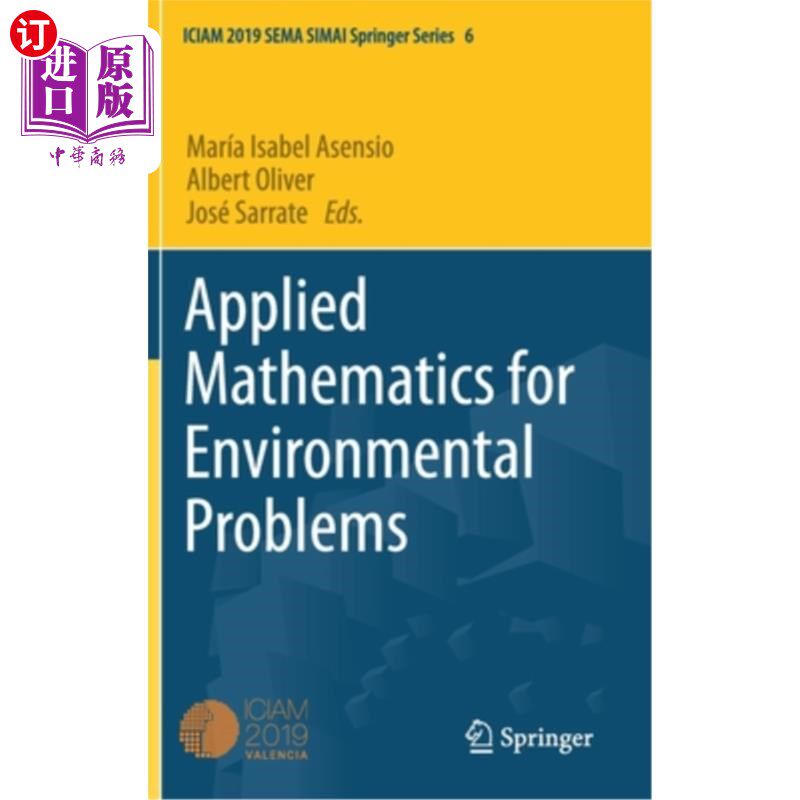 海外直订Applied Mathematics for Environmental Problems 环境问题的应用数学